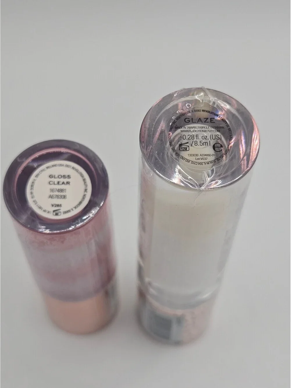 Revolution Ceramide Lip Swirl Gloss and Pout Bomb Maxi Plump Plumping Lip Gloss